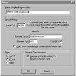 Relay Setup Dialog