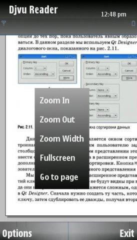 AlternateReader is a DjVu & PDF reader app for Symbian OS 9.1, 9.2, 9 ...