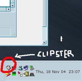 Clipster in the system tray [ Windows ]