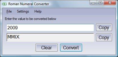 Roman Numeral Converter (VB.NET)