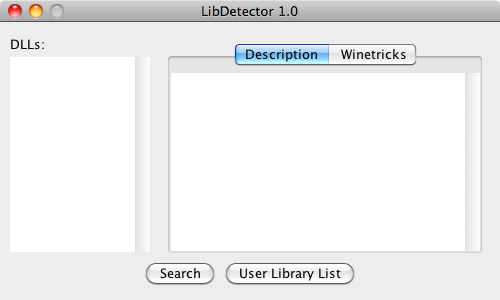 LibDetector screenshot