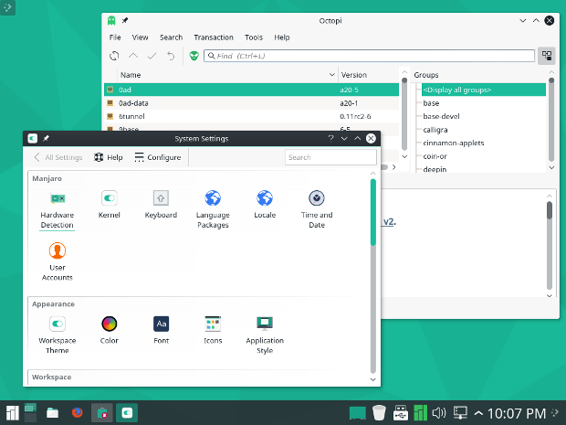 Как установить kde на manjaro linux