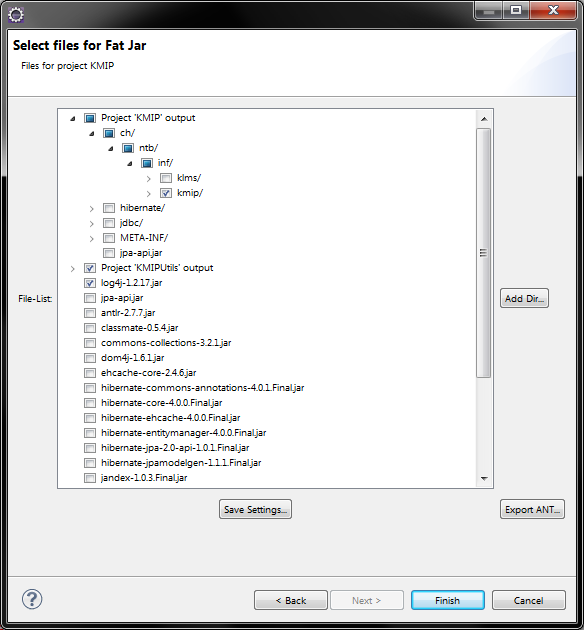 Fat Jar config for "kmip4j.jar"
